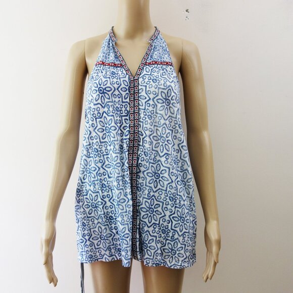 Stitch Fix RD Style Fulham Embroidery Boho Sleeveless Tunic Knit Top (M) NWT! - Picture 1 of 9
